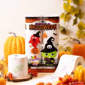 ガチャピン・ムックの期間限定ハロウィンデザイントイレットペーパーがリニューアル発売！